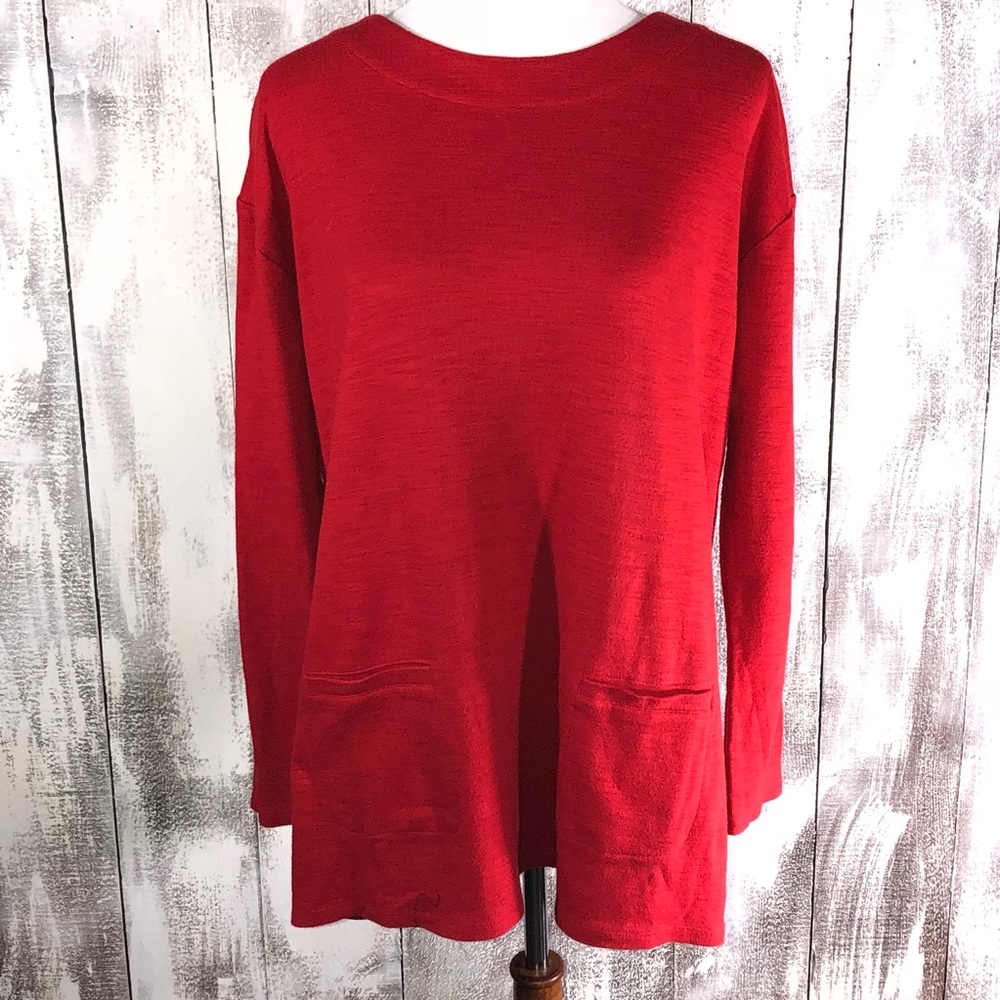 J.Jill Red Blouse